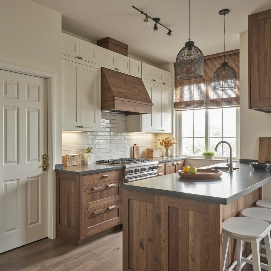 Seaside Kitchen Idea 6: Coastal Farmhouse