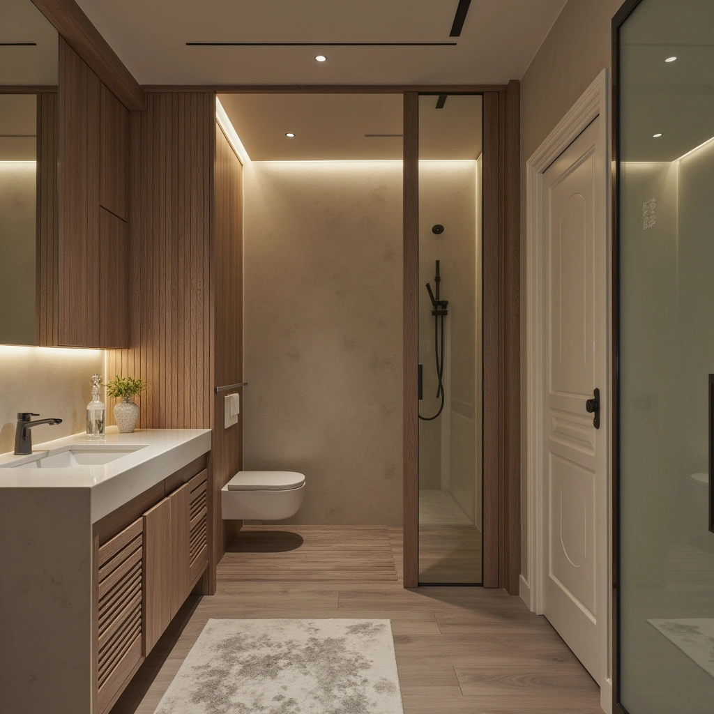Japanese-Inspired Shower
