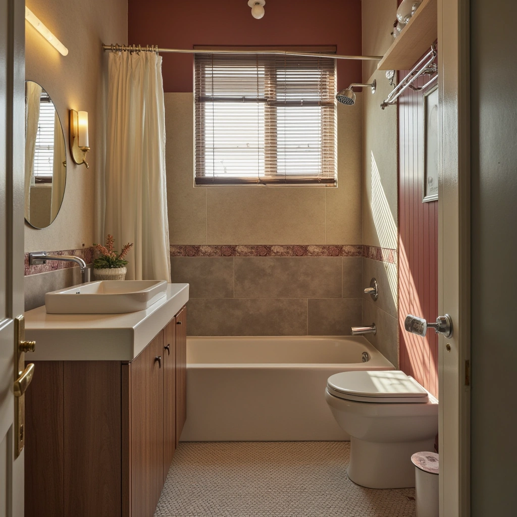 Vintage-Inspired Shower