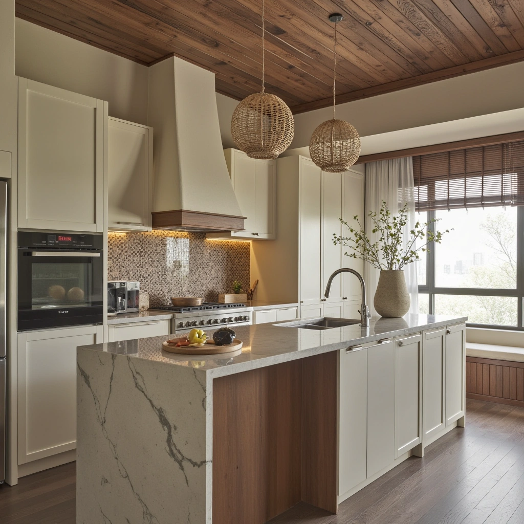 Seaside Kitchen Idea 7: Beachy Boho