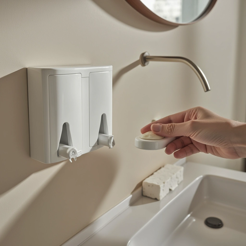 Wall-Mounted Soap Dispenser