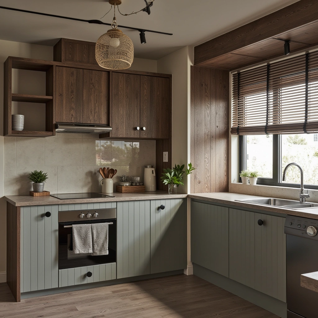 Farmhouse Kitchen with a Rustic Industrial Touch