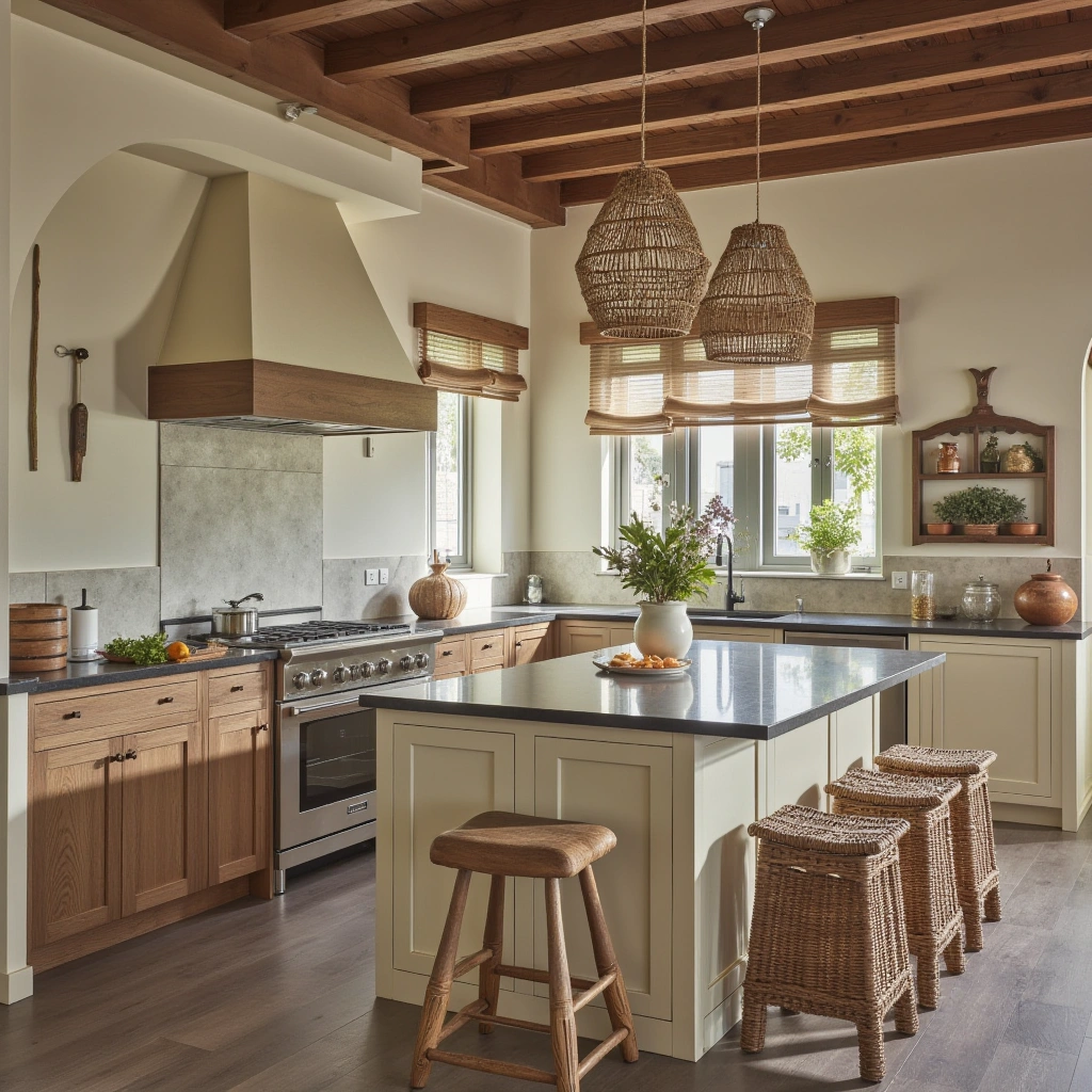Seaside Kitchen Idea 11: Beachy Mediterranean