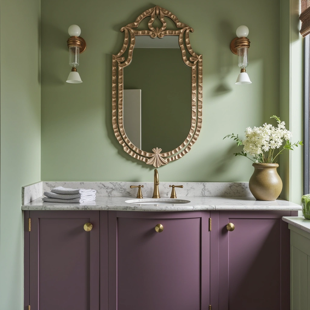 Cover image for 15 Purple and Green Bathroom Ideas