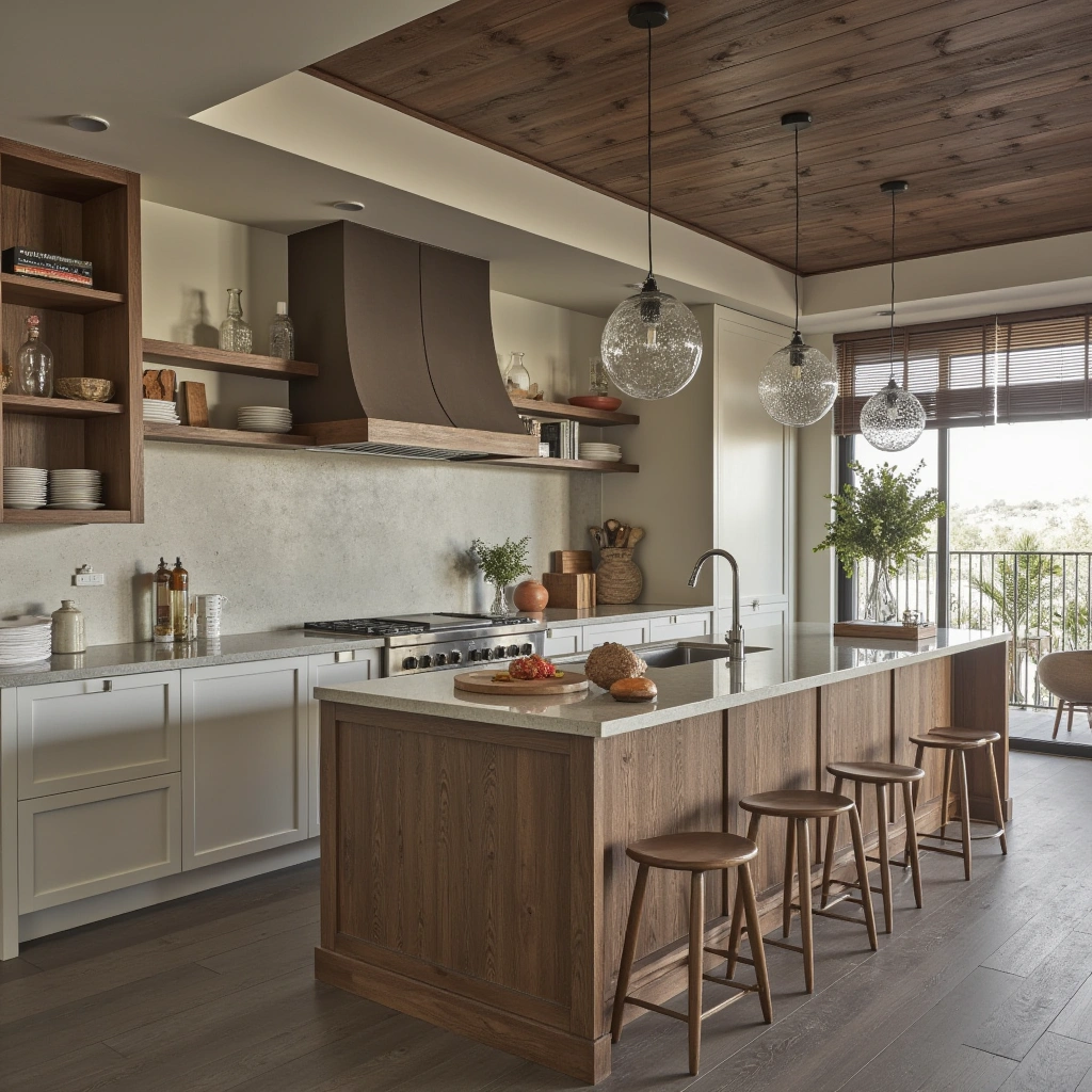 Modern Farmhouse Kitchen with a Coastal Industrial Touch