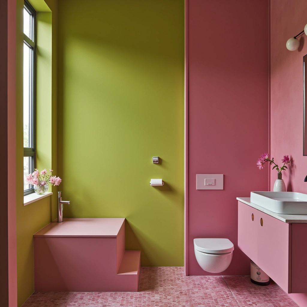 Neutral Bathroom with a Focus on Lighting