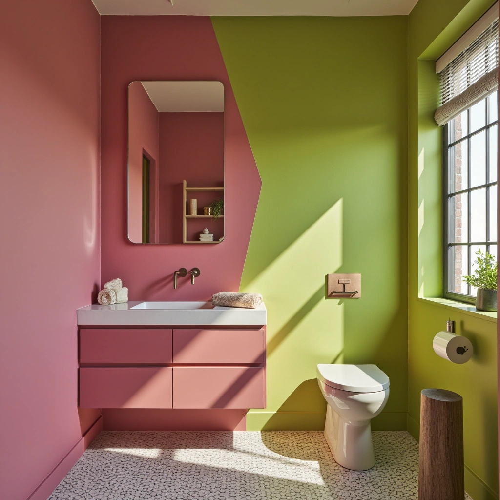 20. Bold Pink and Lime Green