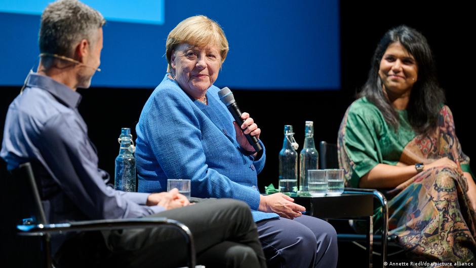 Merkel urges voters to defend democracy as AfD leads in Saxony Anhalt