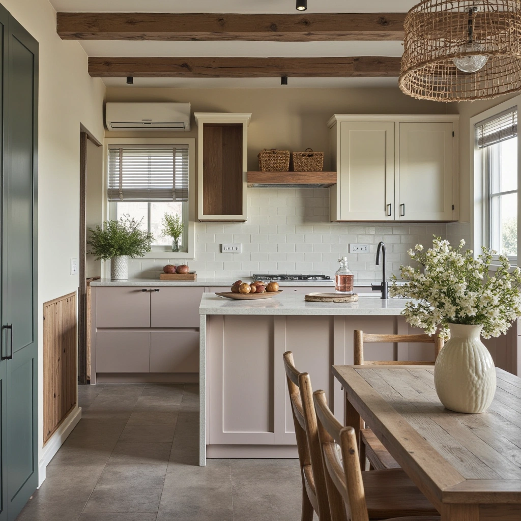 Modern Farmhouse Kitchen with a Rustic Coastal Touch