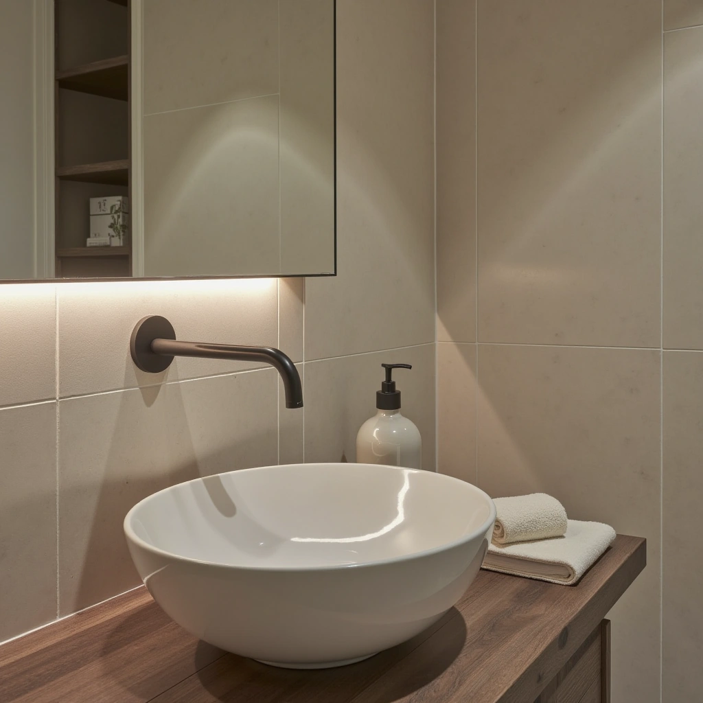 8. Use a Wall-Mounted Faucet