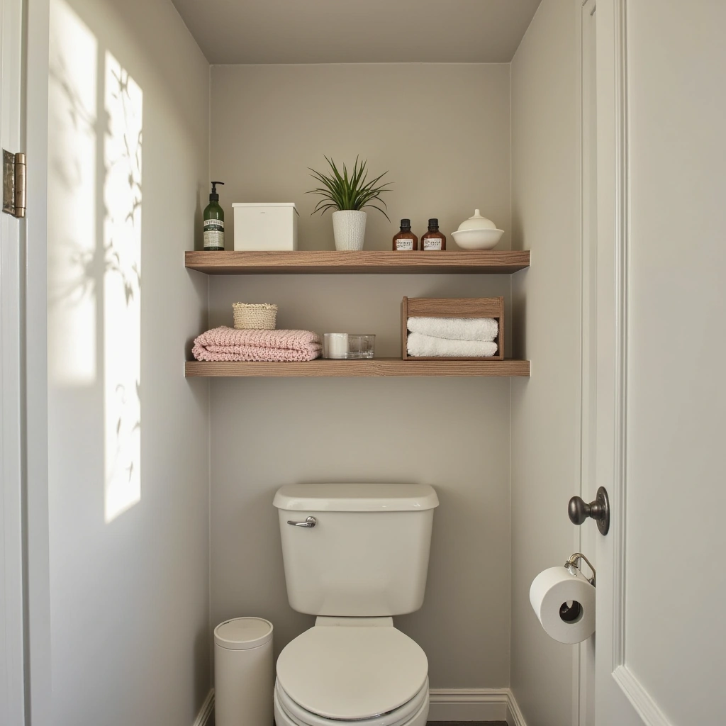 Maximize Storage with Over-the-Toilet Shelves