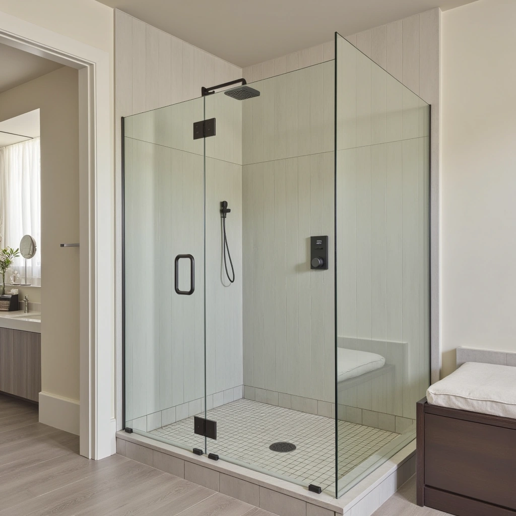 Use a Corner Shower for Space Efficiency