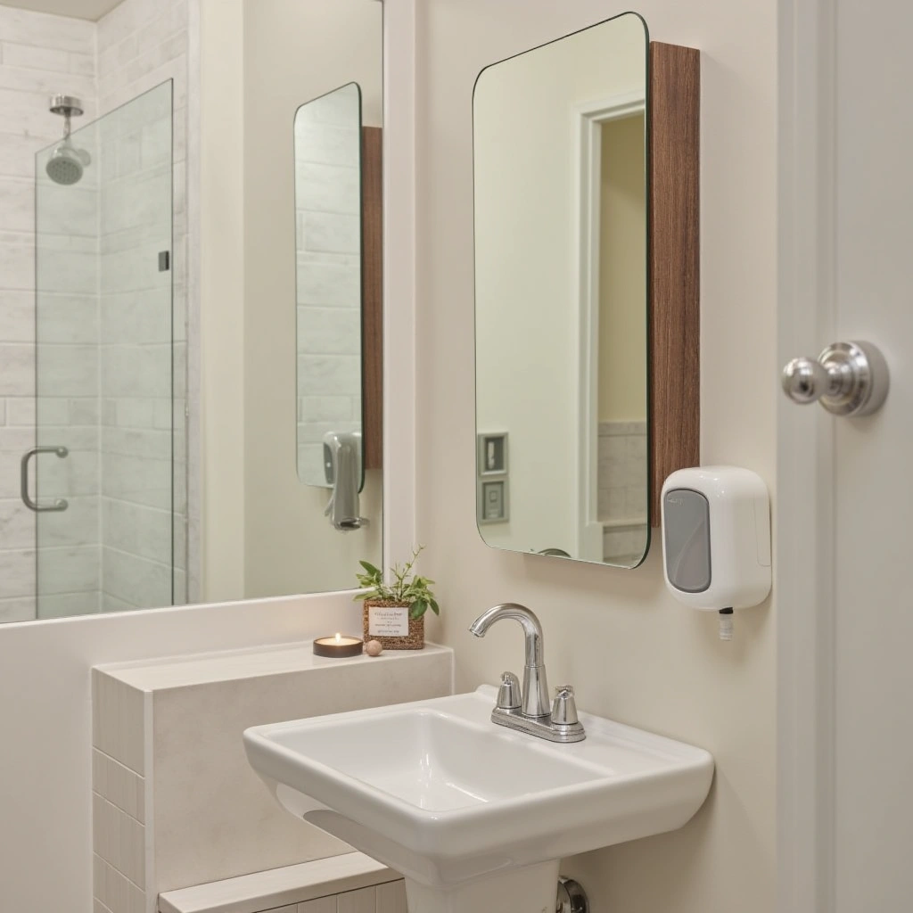 Use a Wall-Mounted Soap Dispenser