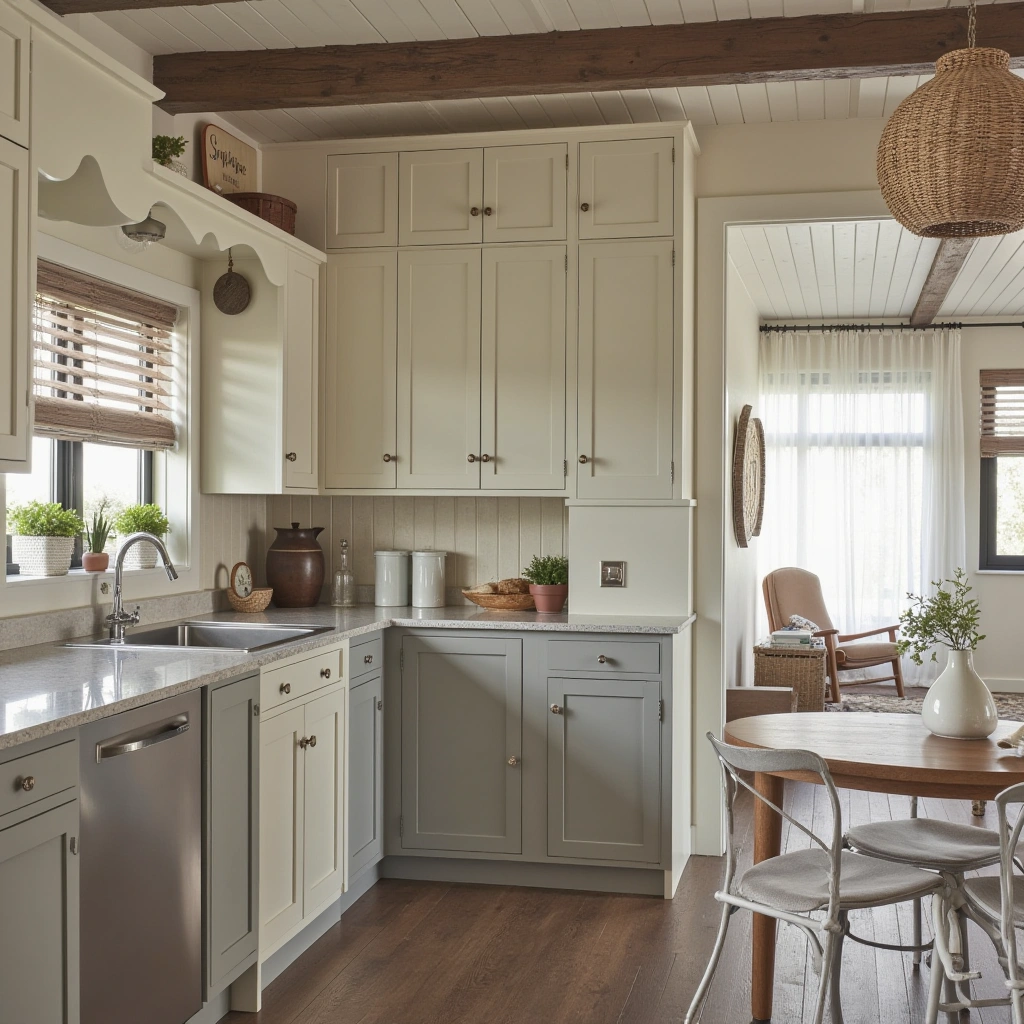 Modern Farmhouse Kitchen with a Coastal Rustic Touch