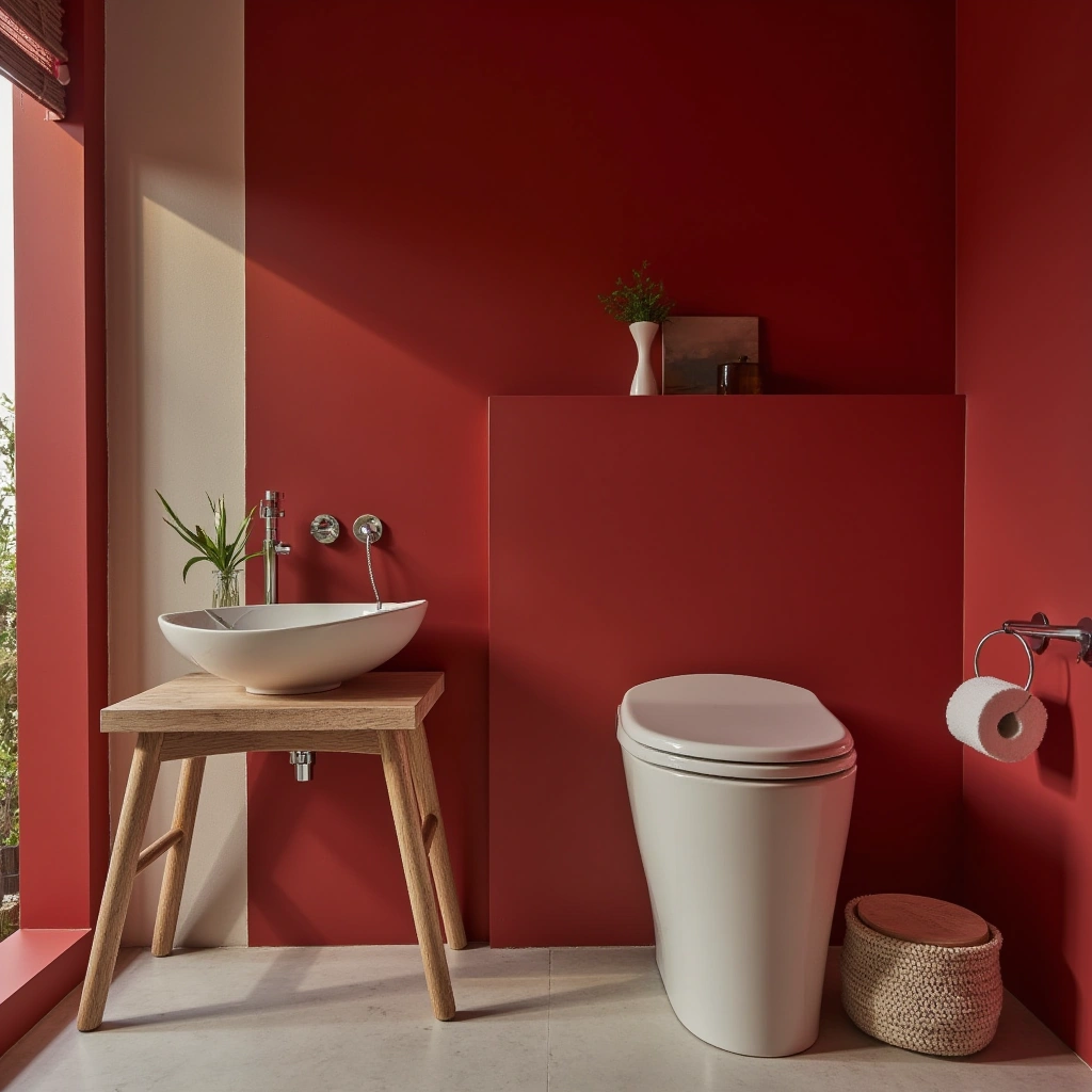 Red Accent Wall