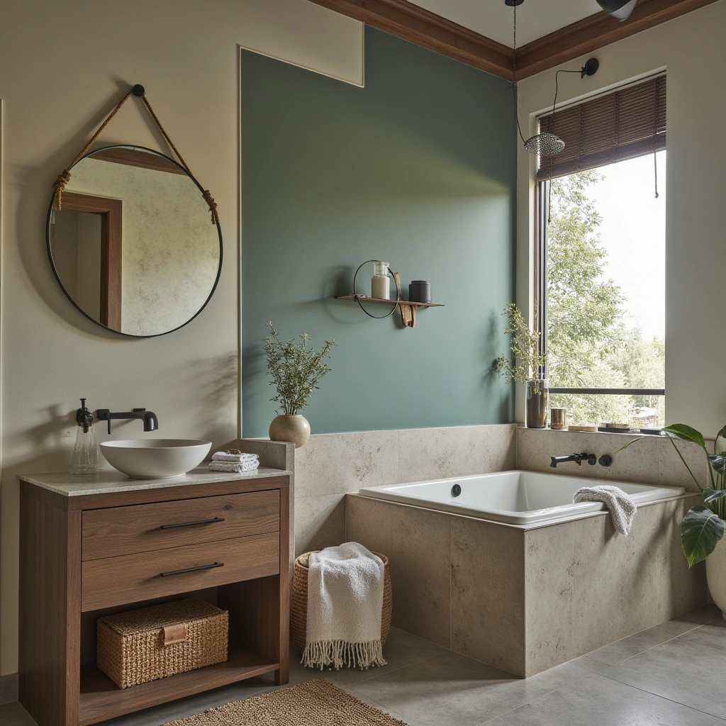 6. Boho Bathroom