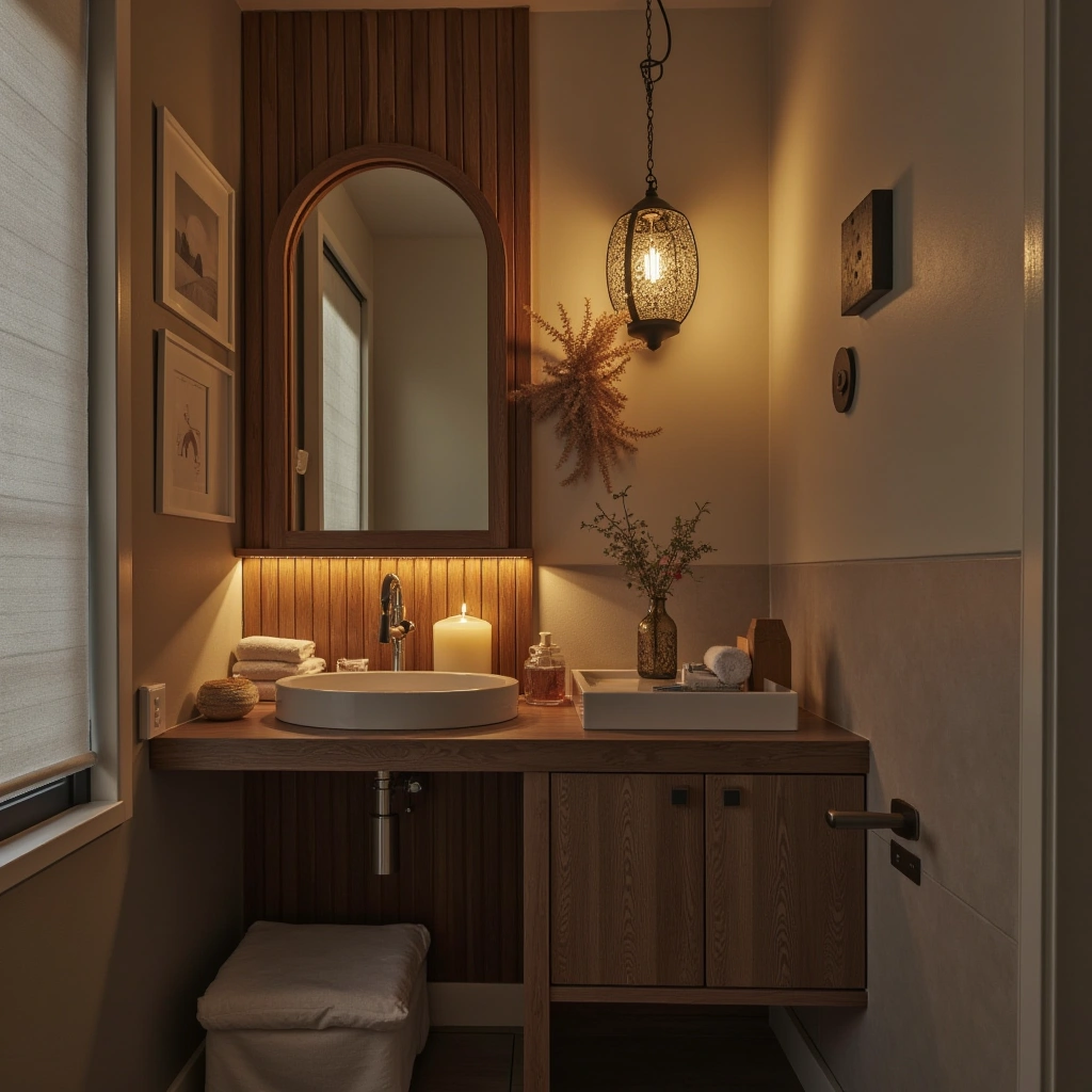 7. Boho-Style Lighting