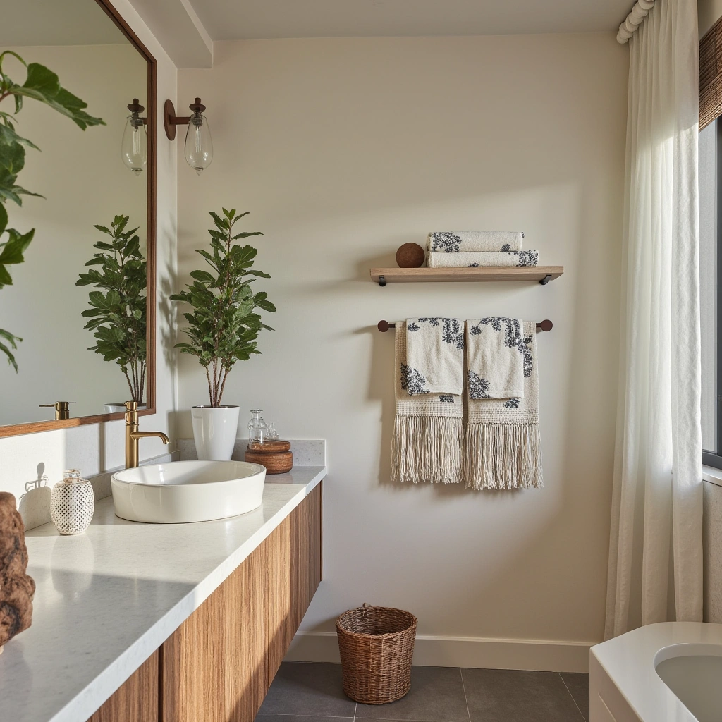 13. Boho-Style Towels