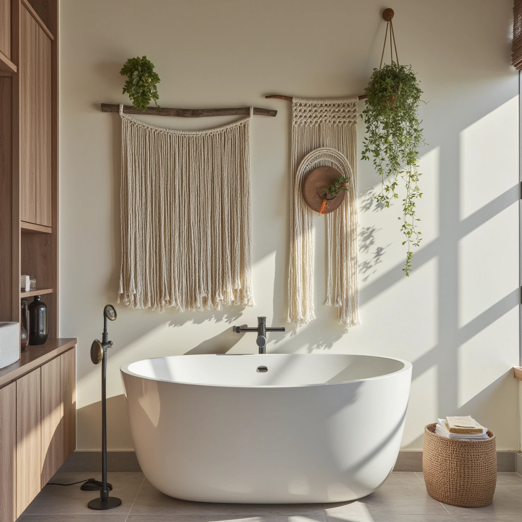 15. Boho-Style Wall Art