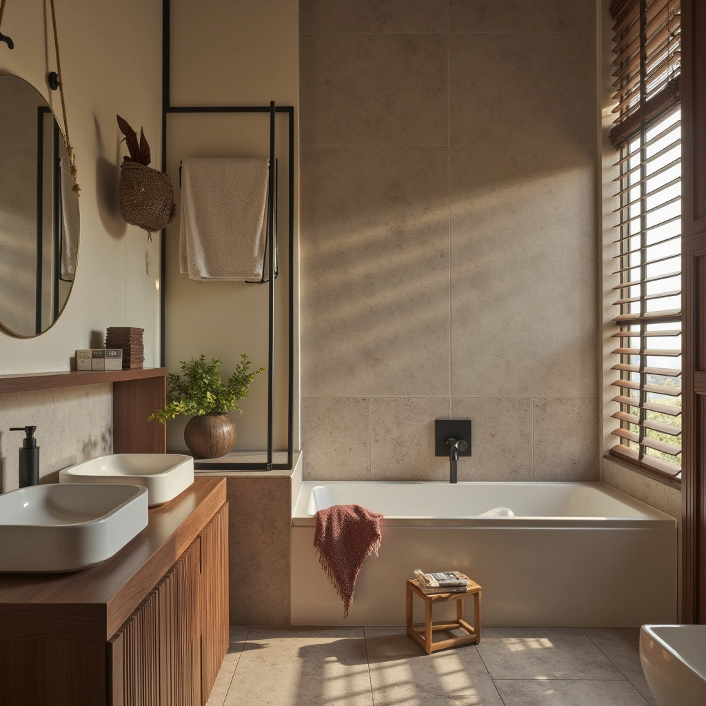 What are boho chic bathroom ideas?