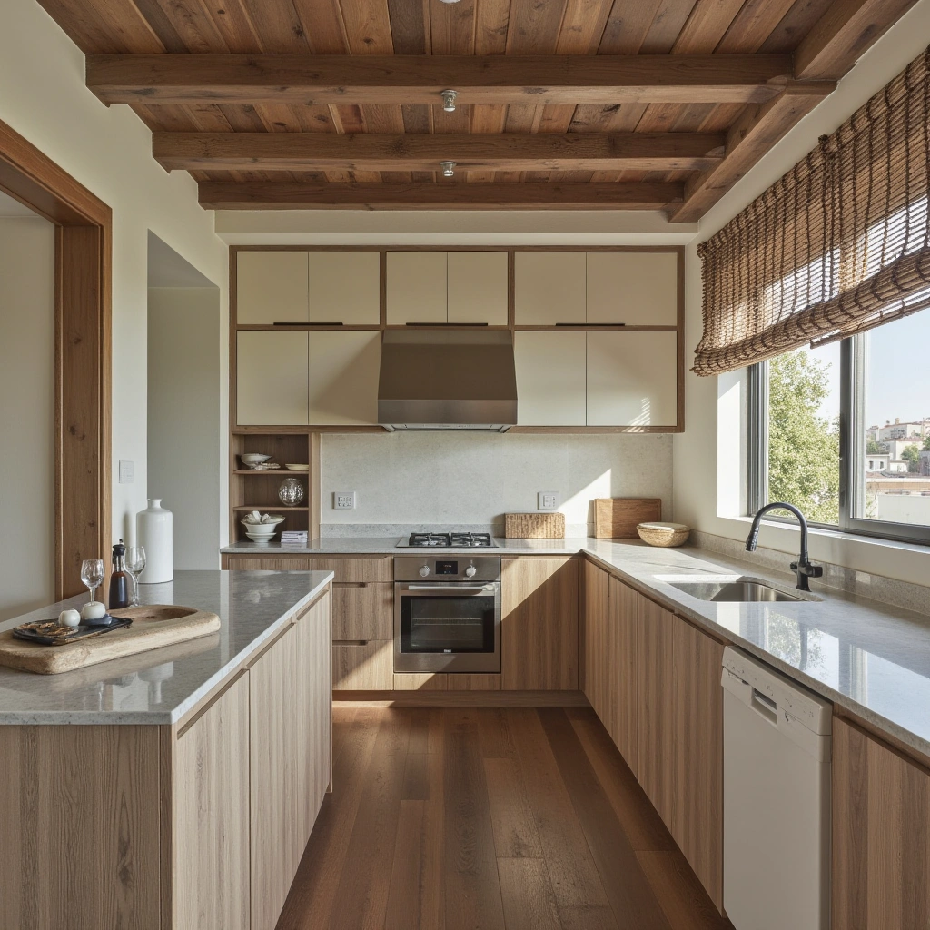 4. Rustic Coastal Kitchen