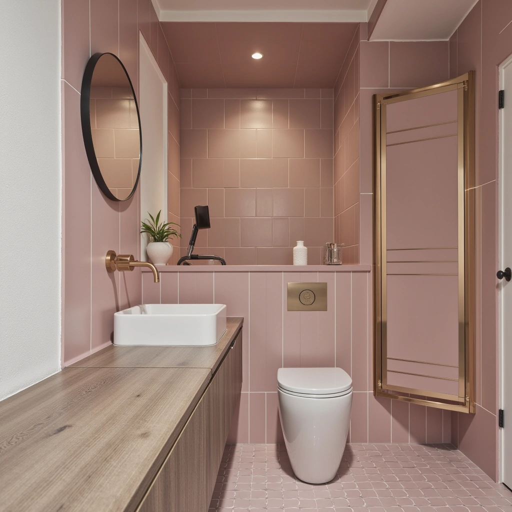 Cover image for 13 Pink Tile Bathroom Ideas