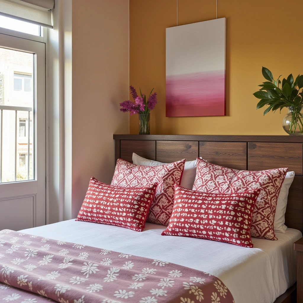 Bold and Vibrant Throw Pillows