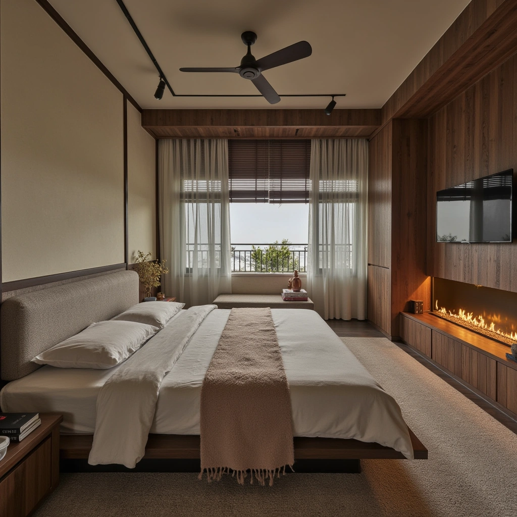 Add a Cozy Fireplace