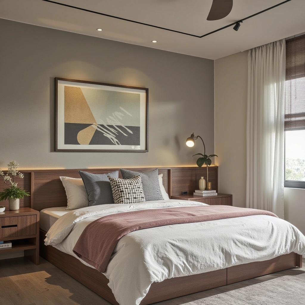 9. Throw Pillows with a Geometric Pattern