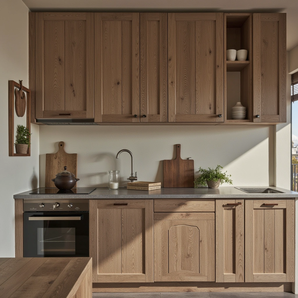 Rustic Wooden Cabinets
