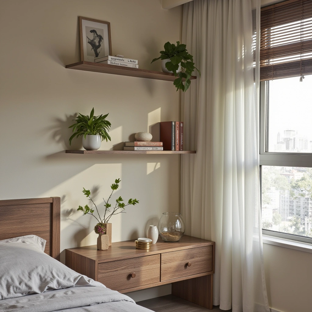 9. Wall-Mounted Shelves