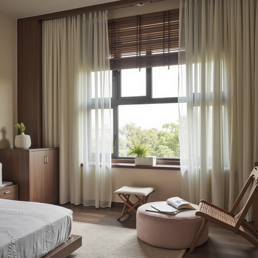 9. Create a Seating Area with a Folding Chair or Ottoman