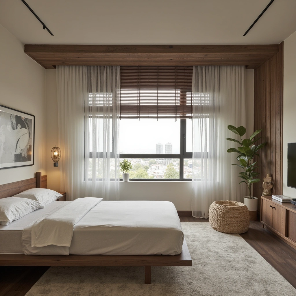 12. Incorporate a Stylish Window Treatment for Added Privacy and Style