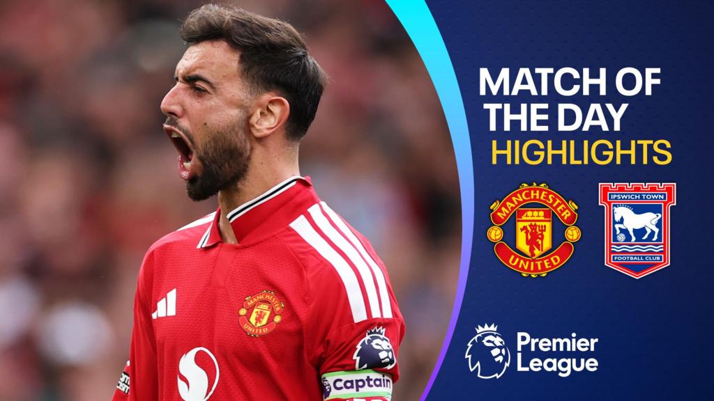 Fernandes Hat-trick Powers Manchester United to 5-2 Comeback Over Ipswich