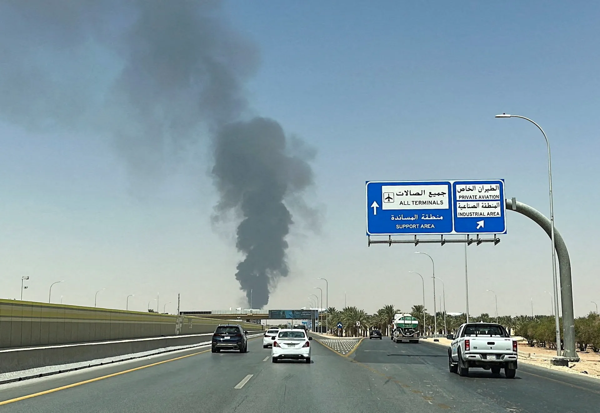 Saudi led coalition says defenses intercept Houthi missile over Riyadh