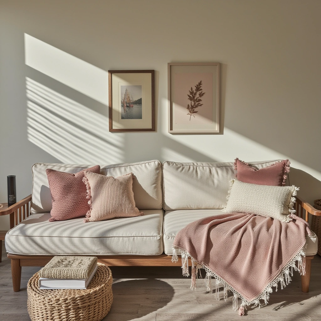3. Cozy Layered Textiles and Quilts