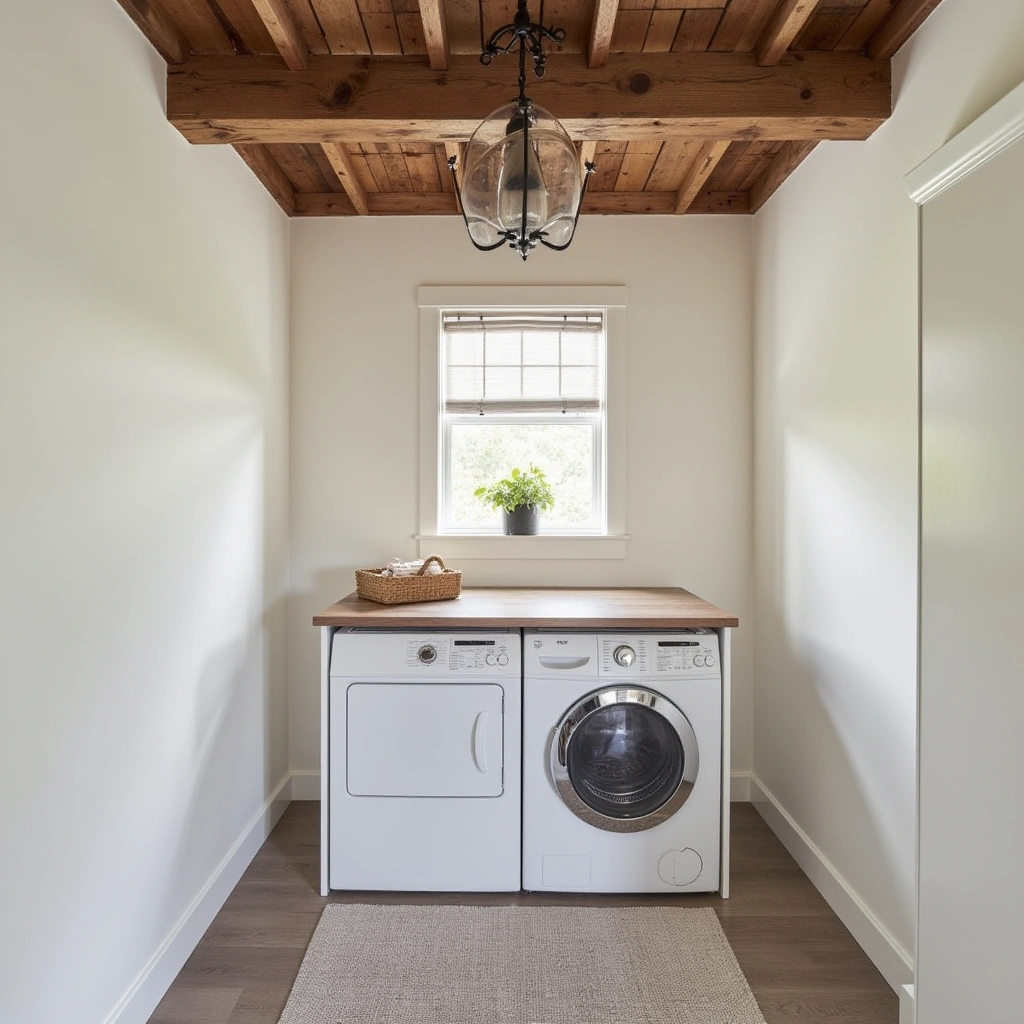 5. Exposed Wooden Beams for Rustic Elegance
