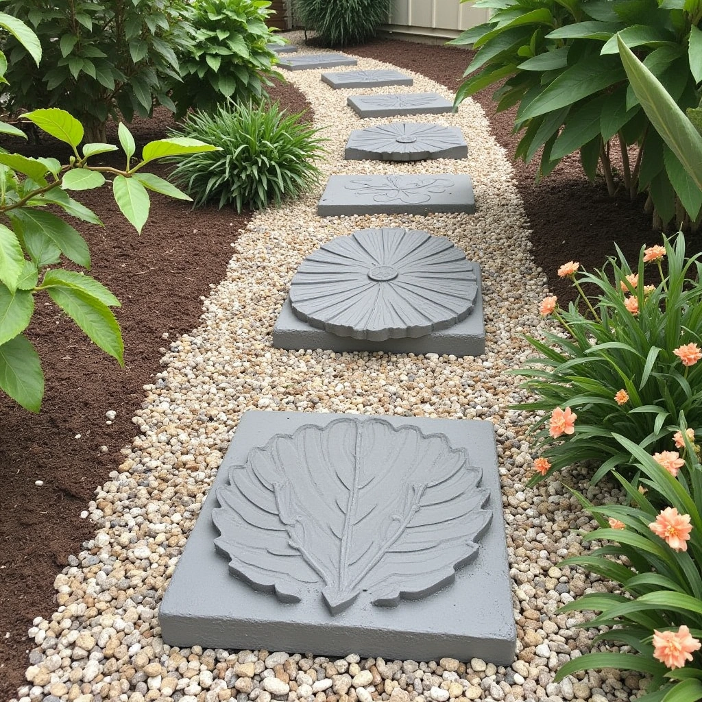 6. Dollar Store Stepping Stones