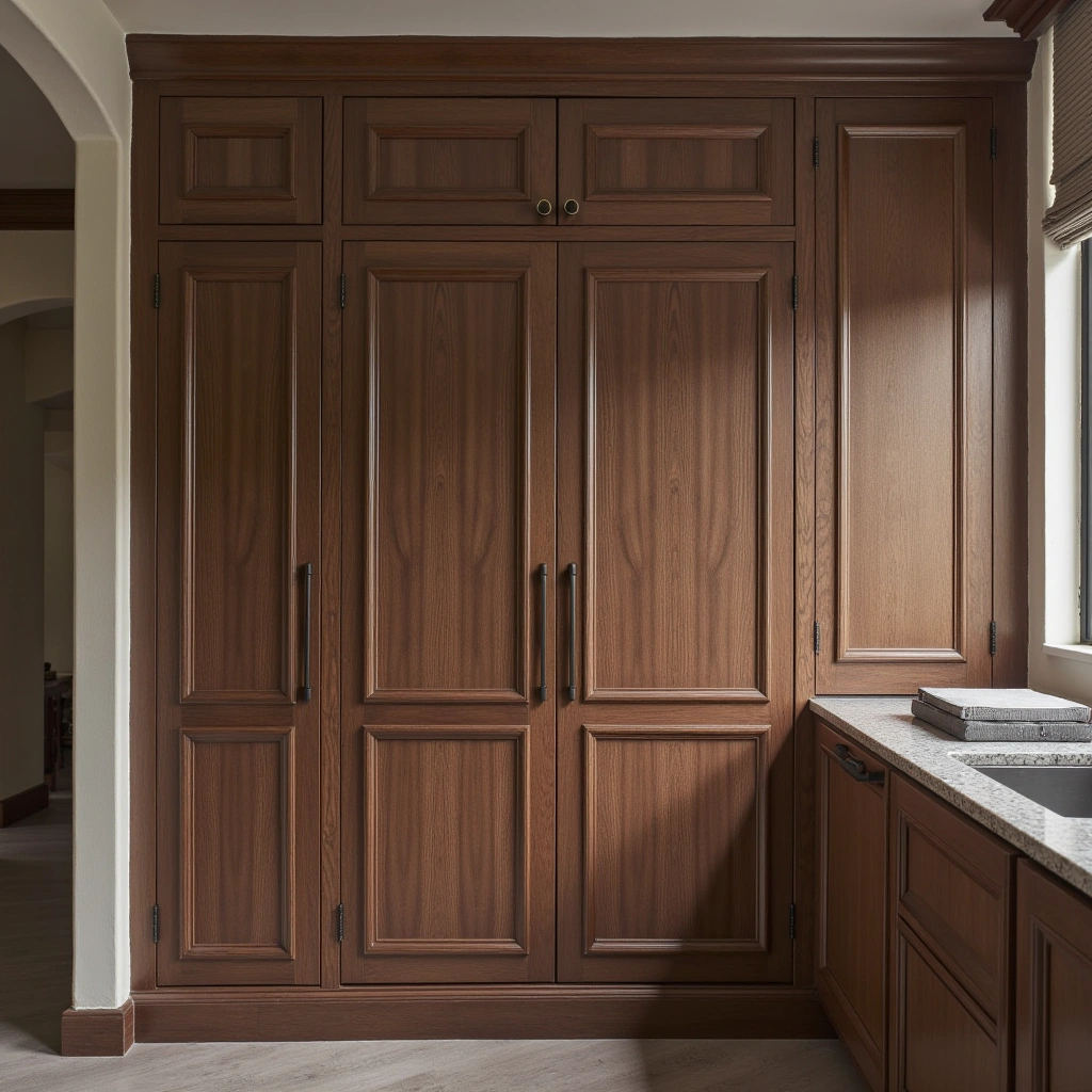 10. Classic Wardrobe with Paneled Doors