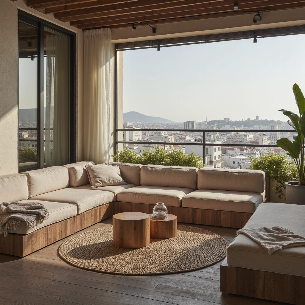 1. Cozy Lounge Balcony: Your Outdoor Living Room