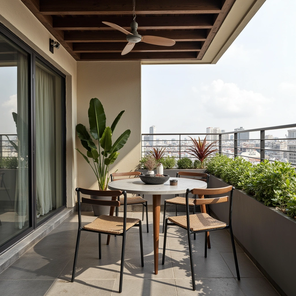 6. Industrial Balcony: Raw and Modern Appeal
