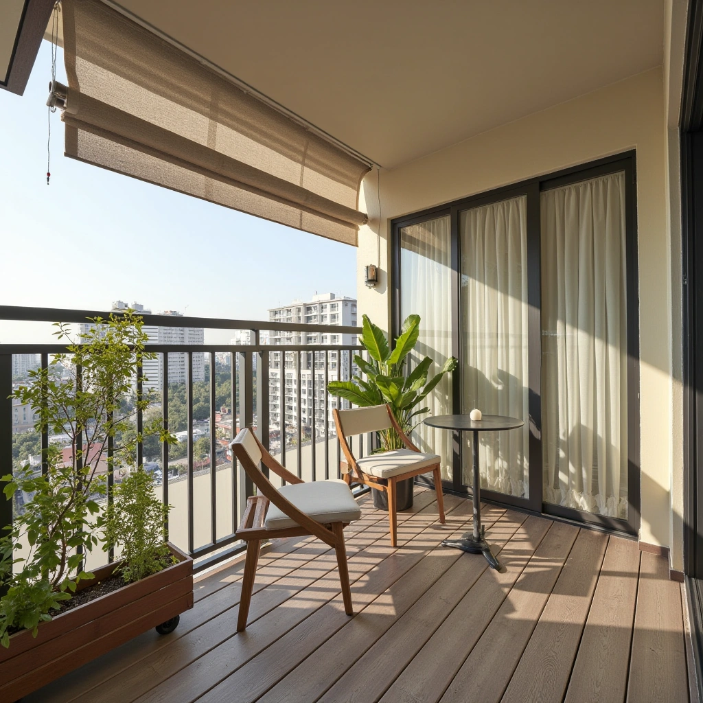 6. Retractable or Umbrella Shade