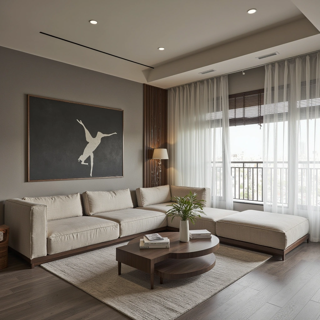 1. Monochrome Magic: Layering Neutrals with Black Details