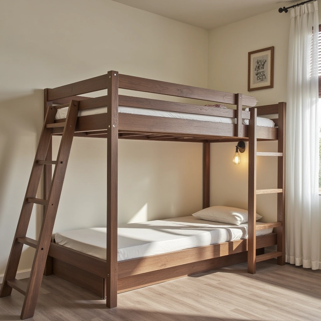 2. Loft Bed with Lounge Area Below