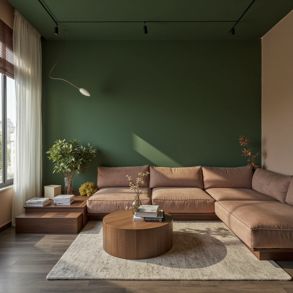 12 Green And Brown Living Room Ideas