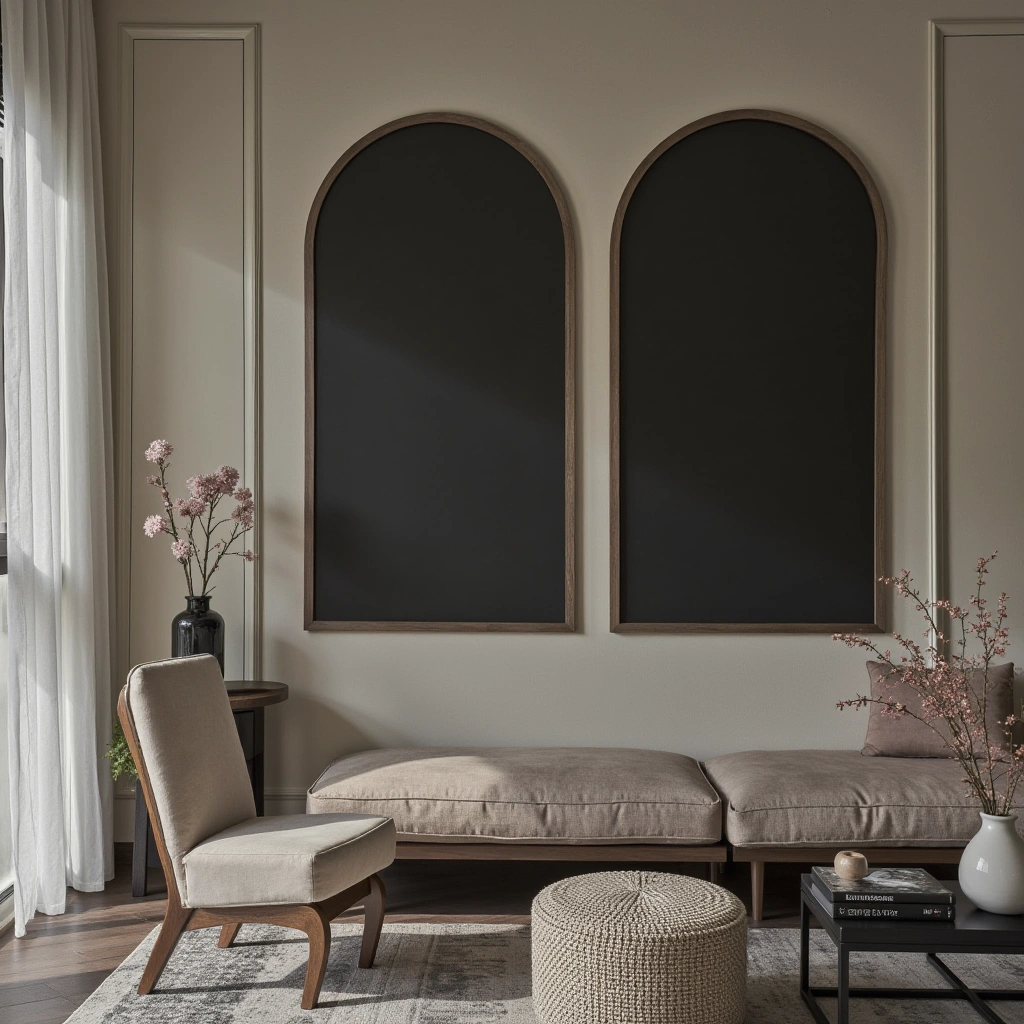 8. Black Framed Mirrors to Expand Space