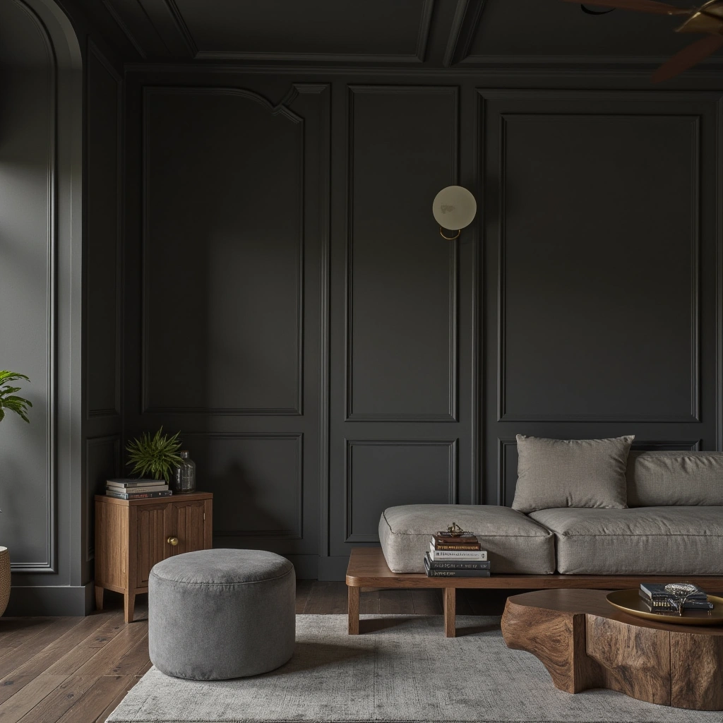 10 Dark And Moody Living Room Ideas