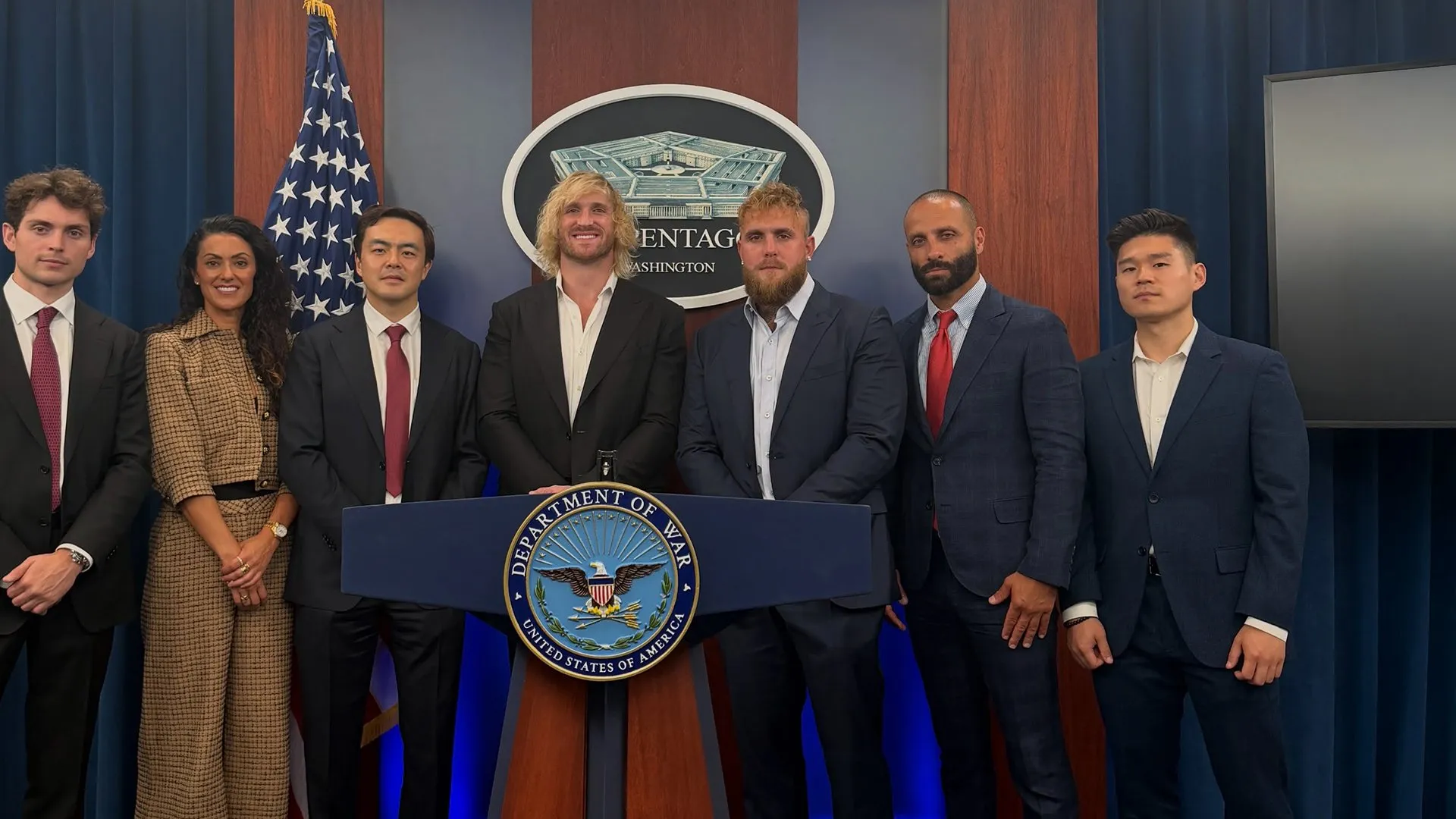 Jake and Logan Paul Visit Pentagon, Praise U.S. Troops