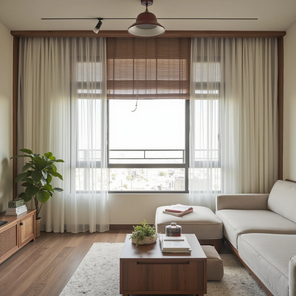 16. Minimalist Window Treatments