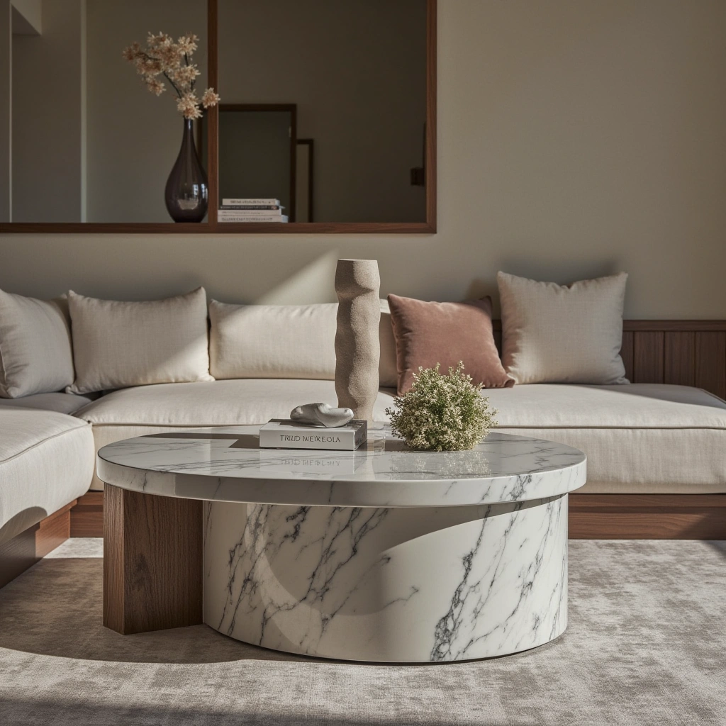 4. Marble Accents